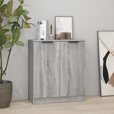 vidaXL Ντουλάπι Γκρι Sonoma 60x30x70cm από Επεξεργασμένο Ξύλο 1 τεμ.