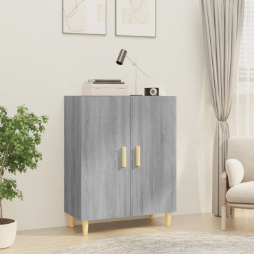 vidaXL Ντουλάπι Γκρι Sonoma 70x34x90cm από Επεξεργασμένο Ξύλο 1 τεμ.
