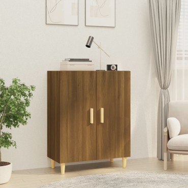 vidaXL Ντουλάπι Καφέ Δρυς 70x34x90cm από Επεξεργασμένο Ξύλο 1 τεμ.