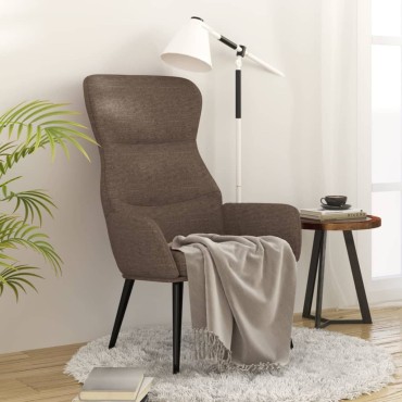 vidaXL Πολυθρόνα Relax Taupe Υφασμάτινη 70x77x94cm 1 τεμ.