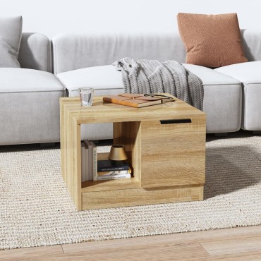vidaXL Τραπεζάκι Σαλονιού Sonoma Δρυς 50x50x36cm Επεξεργασμένο Ξύλο 1 τεμ.