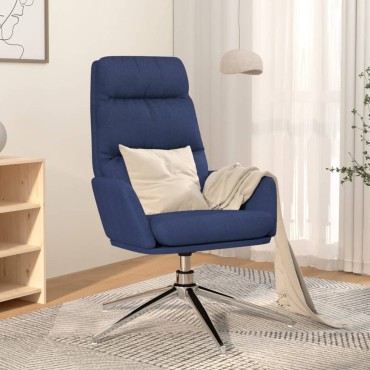vidaXL Πολυθρόνα Relax Μπλε Υφασμάτινη 70x77x98cm 1 τεμ.