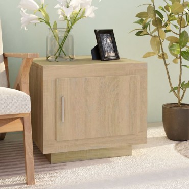 vidaXL Τραπεζάκι Σαλονιού Sonoma Δρυς 51x50x45cm Επεξεργασμένο Ξύλο 1 τεμ.