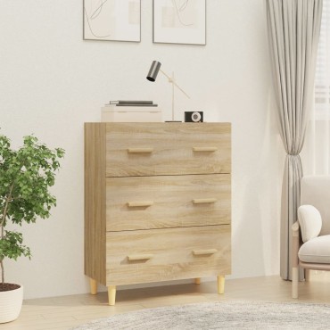 vidaXL Ντουλάπι Sonoma Δρυς 70x34x90cm από Επεξεργασμένο Ξύλο 1 τεμ.
