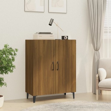 vidaXL Ντουλάπι Καφέ Δρυς 70x34x90cm από Επεξεργασμένο Ξύλο 1 τεμ.