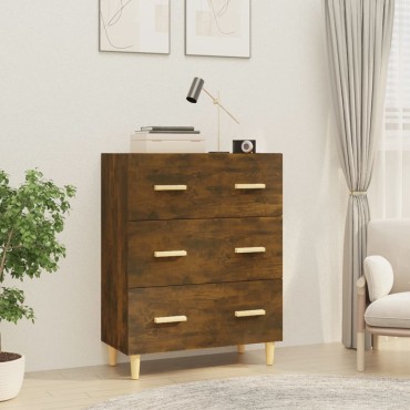 vidaXL Ντουλάπι Καπνιστή Δρυς 70x34x90cm Επεξεργασμένο Ξύλο 1 τεμ.