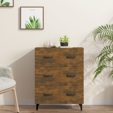 vidaXL Ντουλάπι Καπνιστή Δρυς 69,5x34x90cm Επεξεργασμένο Ξύλο 1 τεμ.