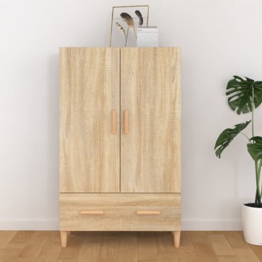 vidaXL Ντουλάπα Sonoma Δρυς 70x31x115cm από Επεξεργασμένο Ξύλο 1 τεμ.
