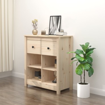 vidaXL Μπουφές 70x35x80cm από Μασίφ Ξύλο Πεύκου 1 τεμ.