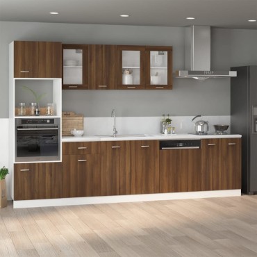 vidaXL Ντουλάπι Lyon Καφέ Δρυς 60x46x81,5cm Επεξεργασμένο Ξύλο 1 τεμ.