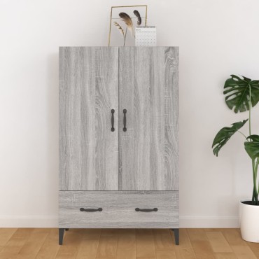 vidaXL Ντουλάπα Γκρι Sonoma 70x31x115cm από Επεξεργασμένο Ξύλο 1 τεμ.