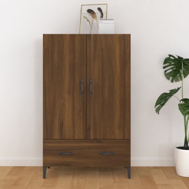vidaXL Ντουλάπα Καφέ Δρυς 70x31x115cm από Επεξεργασμένο Ξύλο 1 τεμ.