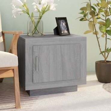 vidaXL Τραπεζάκι Σαλονιού Γκρι Sonoma 51x50x45cm από Επεξεργ. Ξύλο 1 τεμ.