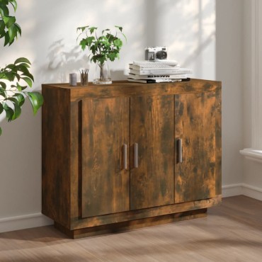 vidaXL Ντουλάπι Καπνιστή Δρυς 92x35x75cm από Επεξεργασμένο Ξύλο 1 τεμ.