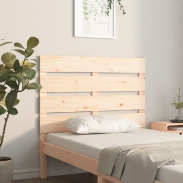 vidaXL Κεφαλάρι Κρεβατιού 100x3x80cm από Μασίφ Ξύλο Πεύκου 1 τεμ.