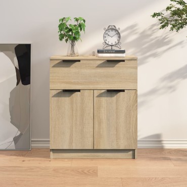 vidaXL Ντουλάπι Sonoma Δρυς 60x30x70cm από Επεξεργασμένο Ξύλο 1 τεμ.