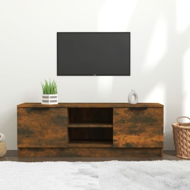 vidaXL Έπιπλο Τηλεόρασης Καπνιστή Δρυς102x35x36,5cm Επεξεργασμένο Ξύλο