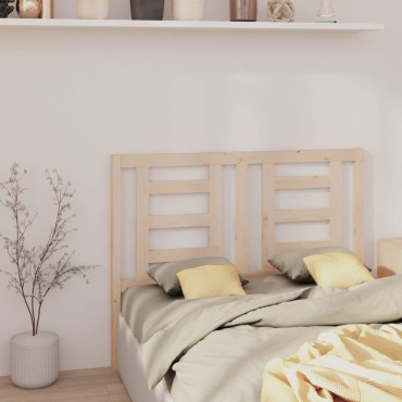 vidaXL Κεφαλάρι Κρεβατιού 156x4x100cm από Μασίφ Ξύλο Πεύκου 1 τεμ.