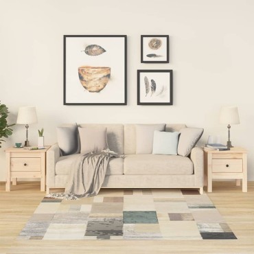 vidaXL Βοηθητικά Τραπέζια 2 τεμ. 40x40x39cm από Μασίφ Ξύλο Πεύκου