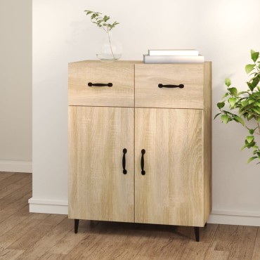 vidaXL Ντουλάπι Sonoma Δρυς 69,5x34x90cm από Επεξεργασμένο Ξύλο 1 τεμ.