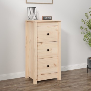 vidaXL Ντουλάπι 40x35x80cm από Μασίφ Ξύλο Πεύκου 1 τεμ.