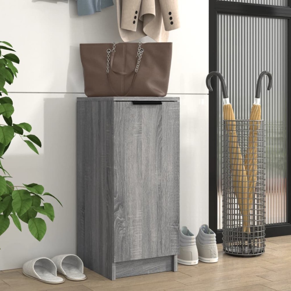vidaXL Παπουτσοθήκη Γκρι Sonoma 30x35x70cm από Επεξεργασμένο Ξύλο