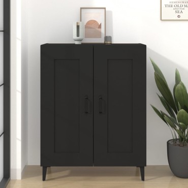 vidaXL Ντουλάπι Μαύρο 69,5x34x90cm από Επεξεργασμένο Ξύλο 1 τεμ.