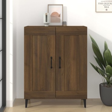 vidaXL Ντουλάπι Καφέ Δρυς 69,5x34x90cm Επεξεργασμένο Ξύλο 1 τεμ.