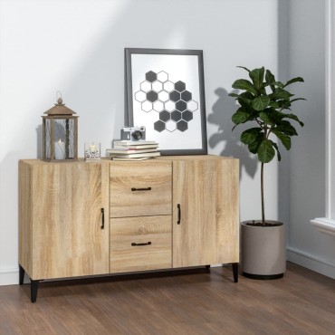 vidaXL Ντουλάπι Sonoma Δρυς 100x36x60cm από Επεξεργασμένο Ξύλο 1 τεμ.