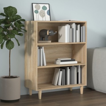 vidaXL Ντουλάπι Sonoma Δρυς 69,5x32,5x90cm από Επεξεργασμένο Ξύλο 1 τεμ.