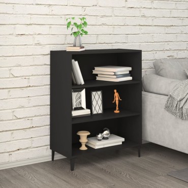 vidaXL Ντουλάπι Μαύρο 69,5x32,5x90cm από Επεξεργασμένο Ξύλο 1 τεμ.