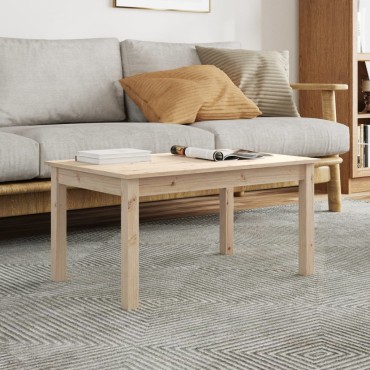 vidaXL Τραπεζάκι Σαλονιού 80x50x40cm από Μασίφ Ξύλο Πεύκου 1 τεμ.