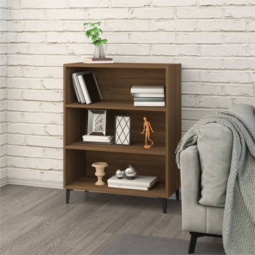 vidaXL Ντουλάπι Καφέ Δρυς 69,5x32,5x90cm από Επεξεργασμένο Ξύλο 1 τεμ.