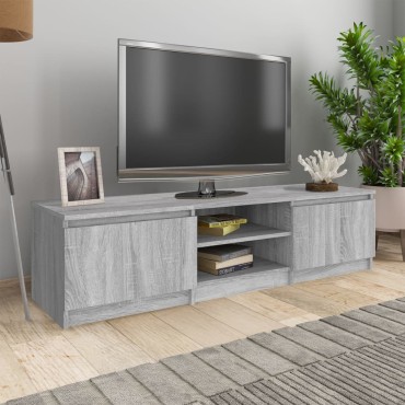 vidaXL Έπιπλο Τηλεόρασης Γκρι Sonoma 140x40x35,5cm από Επεξεργ. Ξύλο