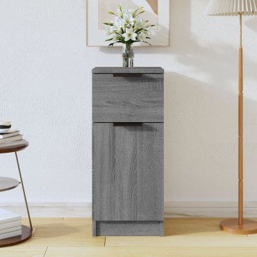 vidaXL Ντουλάπι Γκρι Sonoma 30x30x70cm από Επεξεργασμένο Ξύλο 1 τεμ.