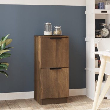 vidaXL Ντουλάπι Καφέ Δρυς 30x30x70cm από Επεξεργασμένο Ξύλο 1 τεμ.