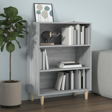 vidaXL Ντουλάπι Γκρι sonoma 69,5x32,5x90cm από Επεξεργασμένο Ξύλο 1 τεμ.