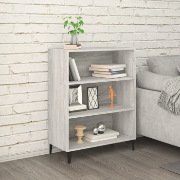 vidaXL Ντουλάπι Γκρι sonoma 69,5x32,5x90cm από Επεξεργασμένο Ξύλο 1 τεμ.