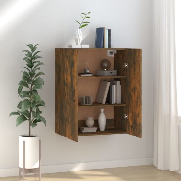 vidaXL Ντουλάπι Κρεμαστό Καπνιστή δρυς69,5x34x90cm Επεξεργασμένο Ξύλο 1 τεμ.