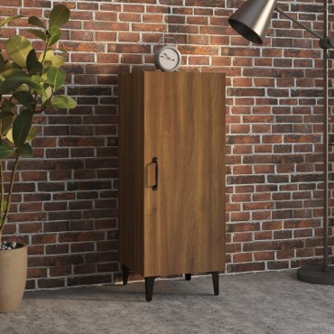 vidaXL Ντουλάπι Καφέ Δρυς 34,5x34x90cm Επεξεργασμένο Ξύλο 1 τεμ.