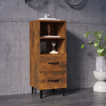 vidaXL Ντουλάπι Καπνιστή Δρυς 34,5x34x90cm Επεξεργασμένο Ξύλο 1 τεμ.