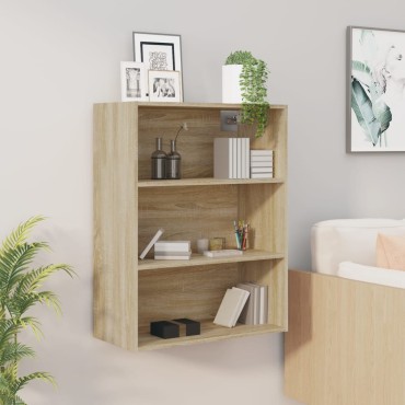 vidaXL Ντουλάπι Τοίχου Κρεμαστό Sonoma Δρυς 69,5x32,5x90cm 1 τεμ.