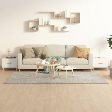 vidaXL Τραπεζάκια Σαλονιού 2 τεμ. Λευκά 50x50x40cm Επεξεργασμένο Ξύλο