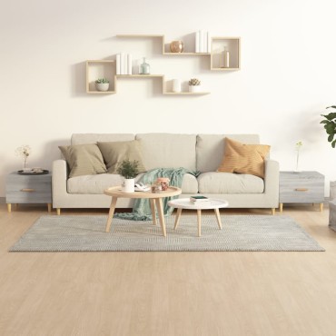 vidaXL Τραπεζάκια Σαλονιού 2 τεμ. Γκρι sonoma 50x50x40cm Επεξ. Ξύλο