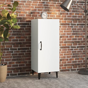 vidaXL Ντουλάπι Λευκό 34,5x34x90cm από Επεξεργασμένο Ξύλο 1 τεμ.