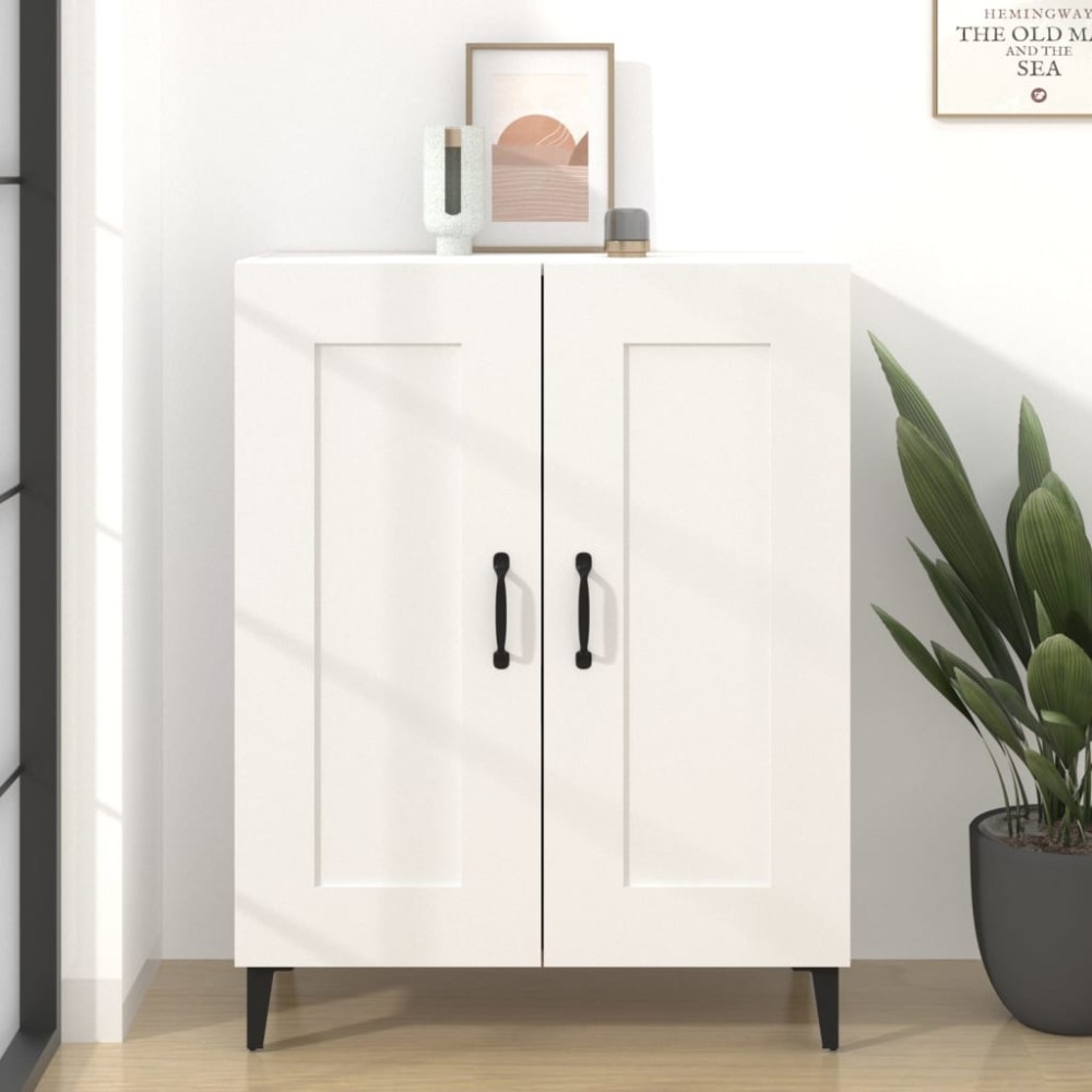 vidaXL Ντουλάπι Λευκό 69,5x34x90cm από Επεξεργασμένο Ξύλο 1 τεμ.
