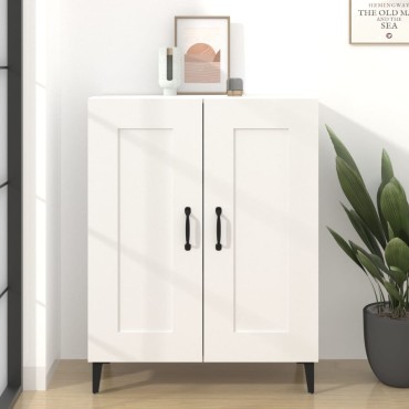 vidaXL Ντουλάπι Λευκό 69,5x34x90cm από Επεξεργασμένο Ξύλο 1 τεμ.