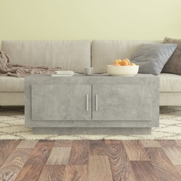 vidaXL Τραπεζάκι Σαλονιού Γκρι Σκυρ. 102x50x45cm Επεξεργασμένο Ξύλο 1 τεμ.