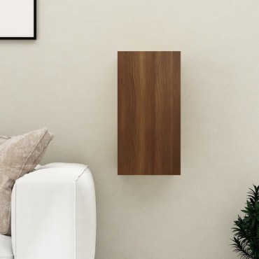 vidaXL Έπιπλο Τηλεόρασης Καφέ Δρυς 30,5x30x60cm Επεξεργασμένο Ξύλο
