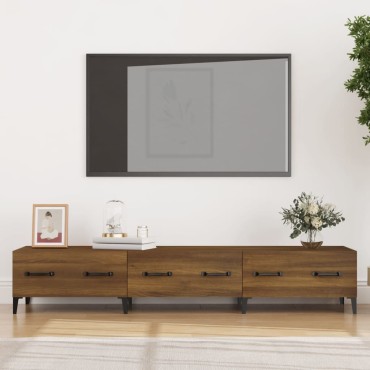 vidaXL Έπιπλο Τηλεόρασης Καφέ Δρυς 150x34,5x30cm Επεξεργασμένο Ξύλο